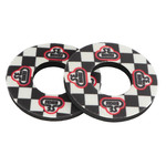 SE Racing SE Racing CHECKERBOARD old school BMX bicycle foam grip donuts BLACK/WHITE