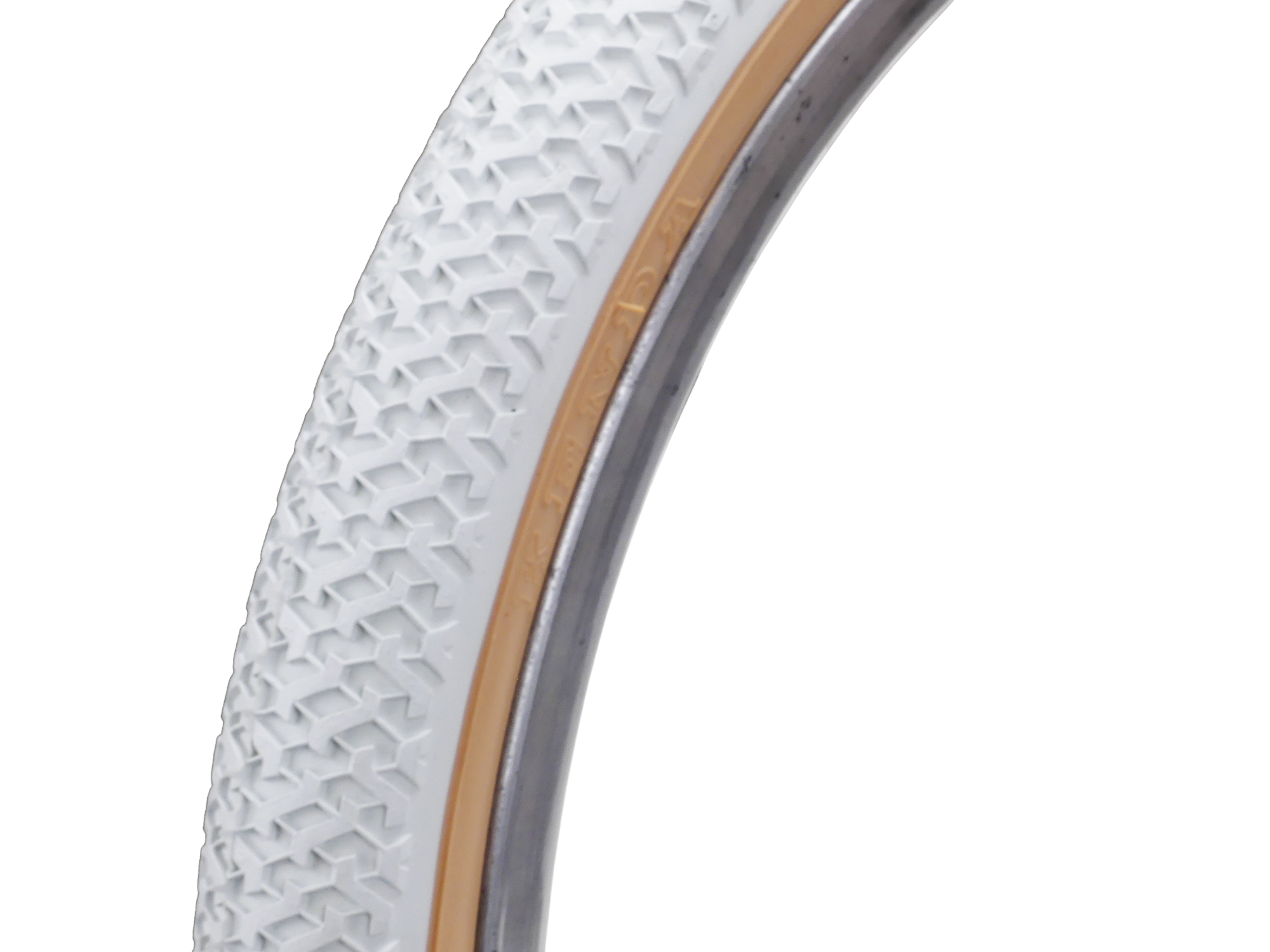 Kenda K55 freestyle tread BMX bicycle gumwall tire - 20" X 1.75 - WHITE
