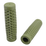 Cult Cult Vans closed end beach cruiser bicycle grips 124mm OLIVE DRAB ARMY GREEN