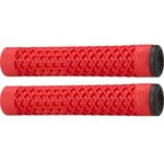 Cult Cult Vans open end BMX flangeless bicycle grips with bar ends 150mm RED