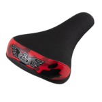 SE Racing SE Racing Flyer BMX bicycle seat saddle, 8mm rails RED CAMO