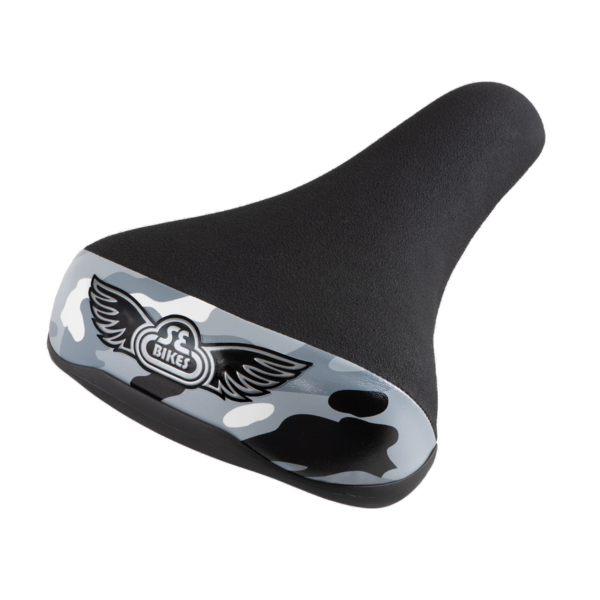 SE Racing SE Racing Flyer BMX bicycle seat saddle, 8mm rails URBAN CAMO