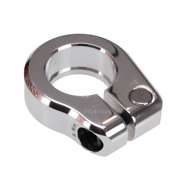 Phil Wood 25.4mm Seatpost Collar Clamp (Porkchop Edition!) - SUPER POLISH