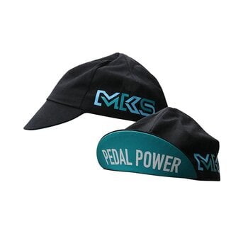 MKS MKS Vintage-Style Cycling Cap "Pedal Power" - BLACK