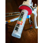 A'ME AME old school BMX bicycle grips - TRI - CLEAR