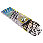 ACS ACS Crossfire BMX Bicycle Chain 1/2" X 1/8" X 106L - BLACK/NICKEL