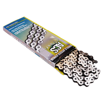 ACS ACS Crossfire BMX Bicycle Chain 1/2" X 1/8" X 106L - BLACK/NICKEL