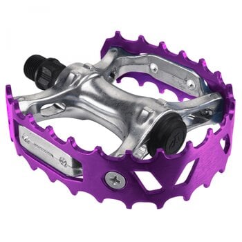 SE Racing ***BLEMISH***SE Racing VP-747 3rd gen bear trap XC-II BMX alloy pedals - 9/16" - PURPLE***BLEMISH***