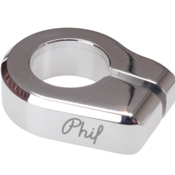 ***BLEMISH***Phil Wood 25.4mm Seatpost Collar Clamp (Porkchop Edition!) - SUPER POLISH***BLEMISH***