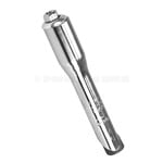 Porkchop BMX ***BLEMISH***Porkchop BMX 21.1mm quill chromoly CR-MO threadless stem adapter for 1" threaded forks - CHROME***BLEMISH***