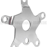 ***BLEMISH***BMX bicycle chainring spider stamped steel 110mm bcd for one piece crank CHROME***BLEMISH***