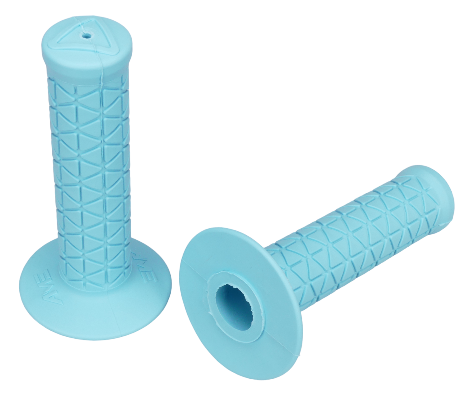AME old school BMX bicycle grips - TRI - BABY BLUE