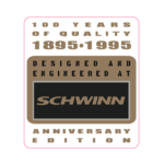 Schwinn 1995 Schwinn anniversary seat mast decal (GOLD LETTERING)