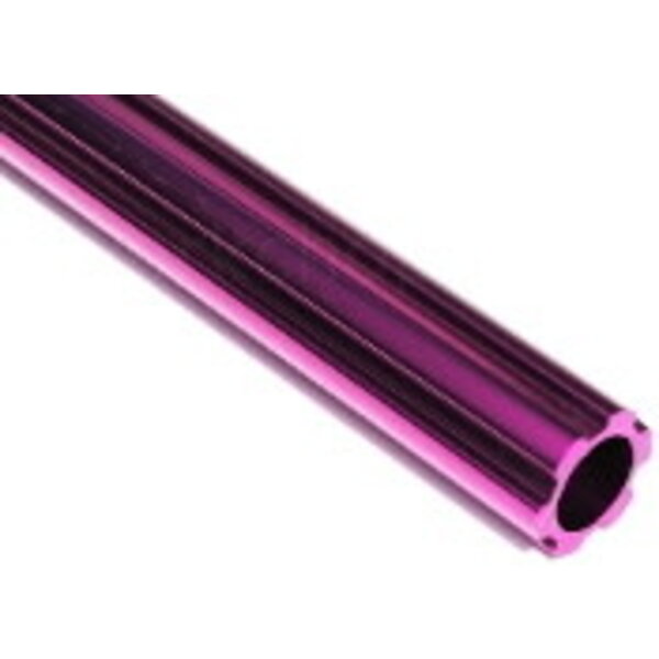 Porkchop BMX ***BLEMISH***Fluted aluminum alloy seat post 22.2mm (7/8") - 450mm - PURPLE ANODIZED***BLEMISH***