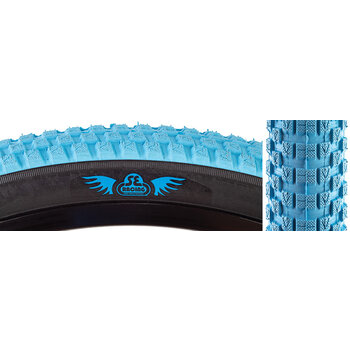 SE Racing ***BLEMISH***SE Racing Cub 20" X 2.0" BMX bicycle skinwall tire LIGHT BLUE/BLACK SIDEWALL***BLEMISH***