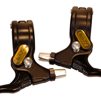 Dia-Compe Dia-Compe Tech 77 BMX bicycle brake lever decals stickers (PAIR) ANODIZED GOLD