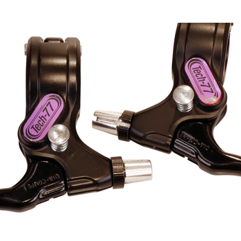 Dia-Compe Dia-Compe Tech 77 BMX bicycle brake lever decals stickers (PAIR) LAVENDER