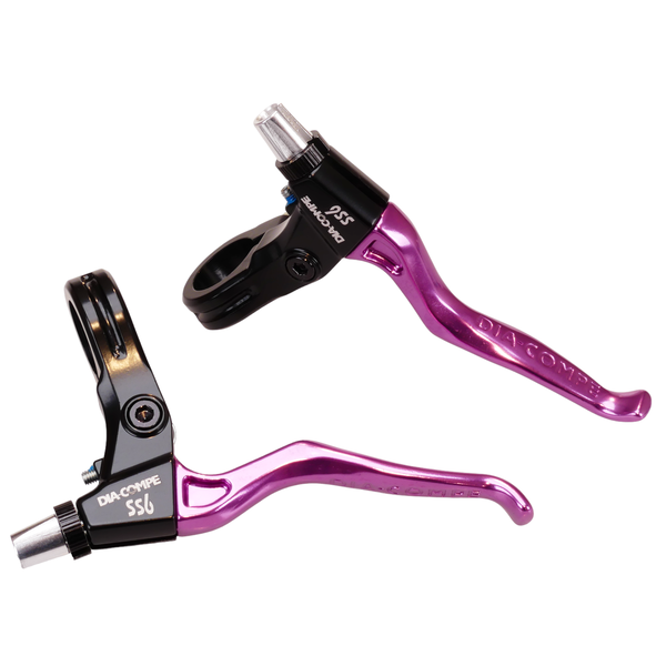 Dia-Compe Dia-Compe SS6 Old School MTB Mountain Bicycle Brake Levers Lever Set - PURPLE