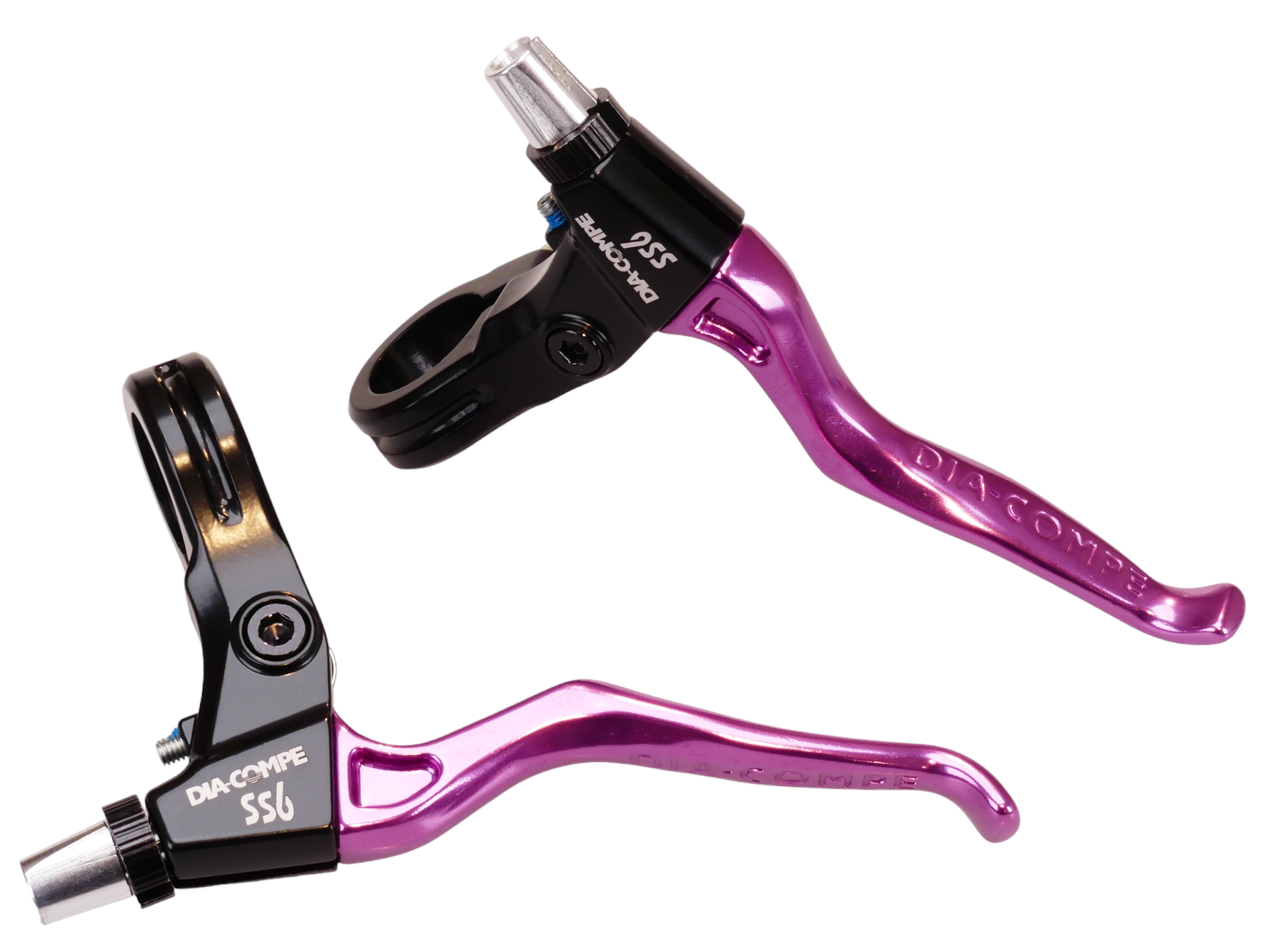Dia-Compe SS6 Old School MTB Mountain Bicycle Brake Levers Lever Set -  PURPLE