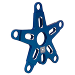 Chop Saw USA Chop Saw RETRO alloy BMX bicycle chainring spider 110mm bcd - BLUE