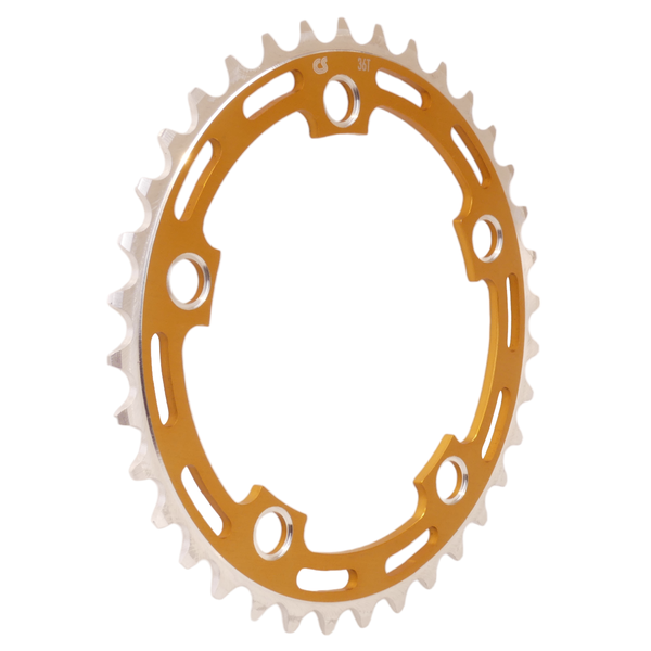 Chop Saw USA Chop Saw I 36T BMX Single Speed Bicycle Chainring 110mm bcd - GOLD ANODIZED