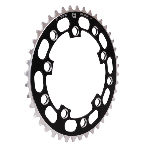 Chop Saw USA Chop Saw I 42T BMX Single Speed Bicycle Chainring 110/130 bcd - BLACK ANODIZED