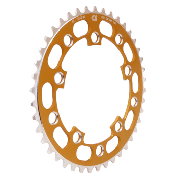 Chop Saw USA Chop Saw I 42T BMX Single Speed Bicycle Chainring 110/130 bcd - GOLD ANODIZED