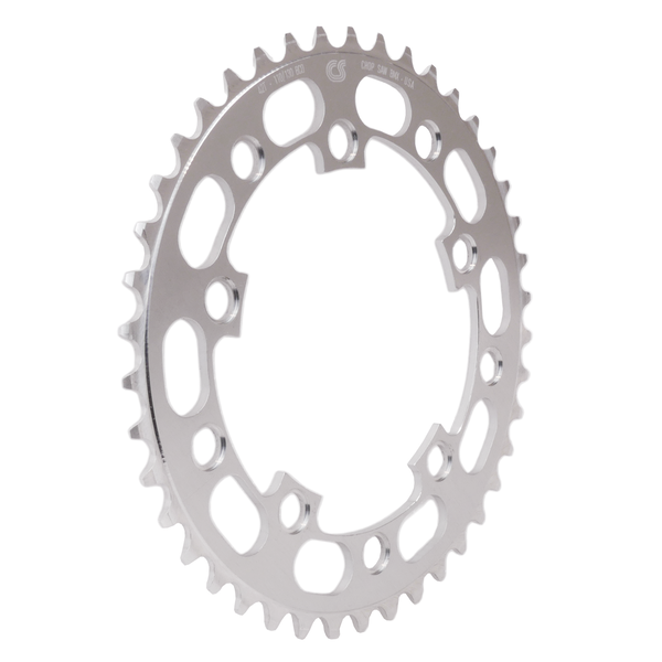 Chop Saw USA Chop Saw I 42T BMX Single Speed Bicycle Chainring 110/130 bcd - SILVER ANODIZED