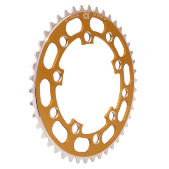 Chop Saw USA Chop Saw I 44T BMX Single Speed Bicycle Chainring 110/130mm bcd GOLD ANODIZED