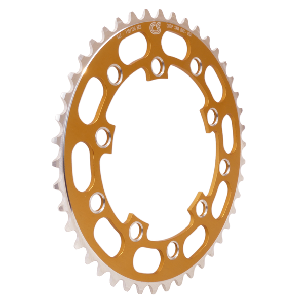 Chop Saw USA Chop Saw I 44T BMX Single Speed Bicycle Chainring 110/130mm bcd GOLD ANODIZED