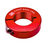 Chop Saw USA Chop Saw 1" threaded headset lock BMX Bicycle aluminum alloy locknut  - RED