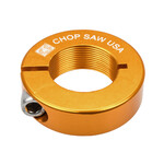 Chop Saw USA Chop Saw 1" threaded headset lock BMX Bicycle aluminum alloy locknut  - GOLD