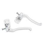 Dia-Compe Dia-Compe 128 Tech 6 old school BMX Bicycle Locking Brake Lever Set - WHITE