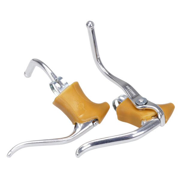 thumbnail interactive-video image 1 of Dia-Compe Traditional Brake Lever Hoods – Non-Aero, Fits 202 & 204 Levers – 1 Pair, White 1 of 2