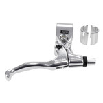 Dia-Compe Diatech (Dia-Compe) Tech 99 RH right hand bicycle brake lever for 1" bars (with 22.2mm shim) SILVER ANODIZED