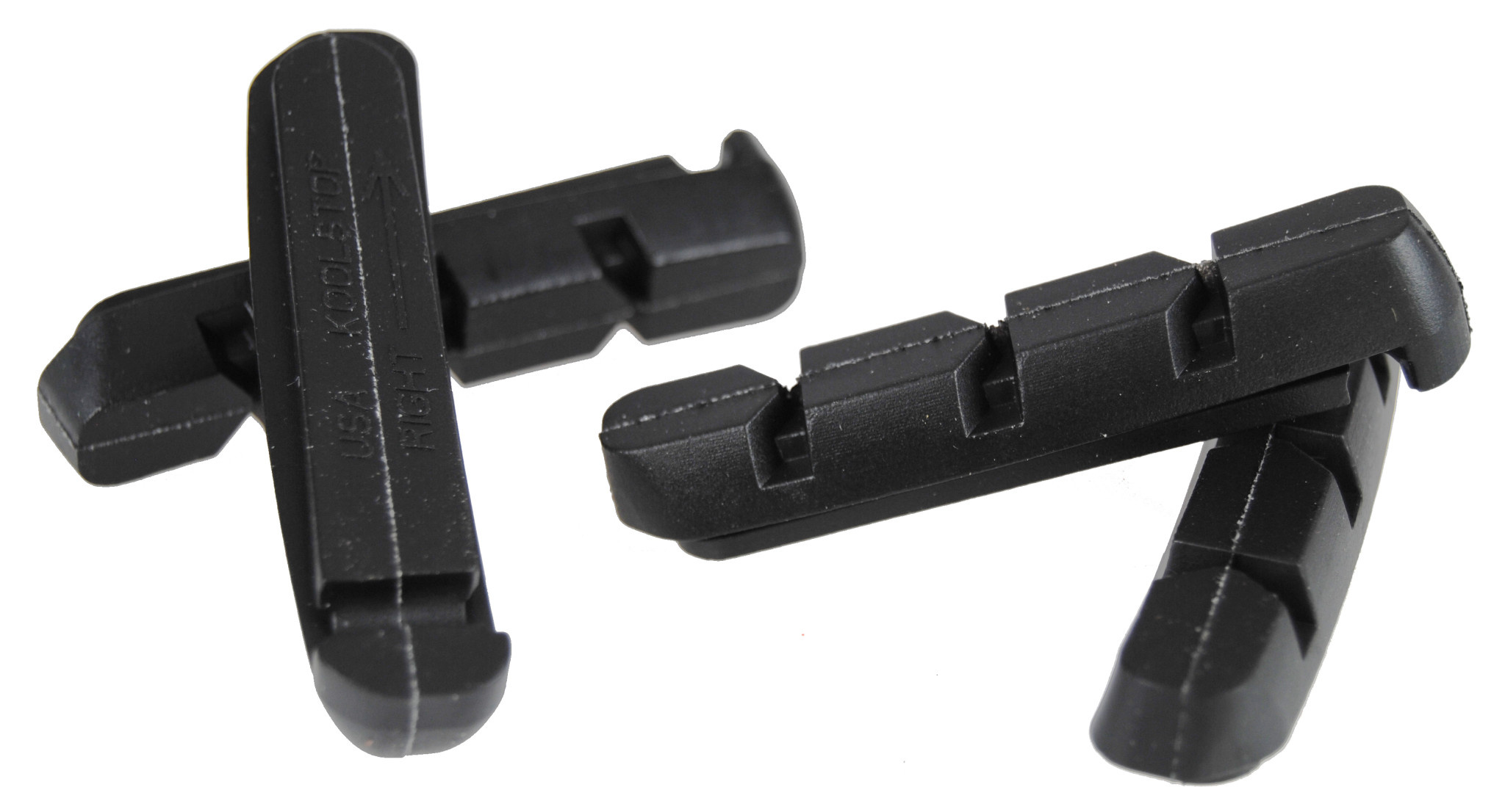 KOOL STOP Shimano Deore LX bicycle cantilever brake pads refills BLACK - Picture 1 of 1