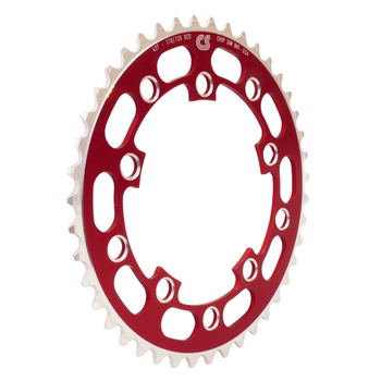 Chop Saw USA Chop Saw I 43T BMX Single Speed Bicycle Chainring 110/130 bcd - RED ANODIZED