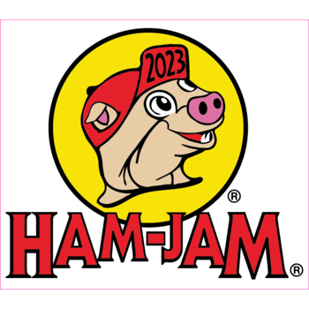 Porkchop BMX 2023 Ham Jam decal sticker PORC-CEES - 4" X 3 1/2"