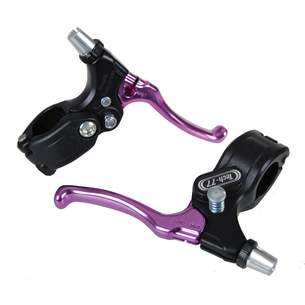 Dia-Compe Dia-Compe Tech 77 LOCKING BMX bicycle brake levers lever set BLACK PURPLE