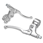 Dia-Compe Dia-Compe Tech 5 NON-LOCKING BMX freestyle brake levers lever set - SILVER