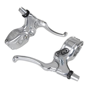 Dia-Compe Dia-Compe Tech 77 LOCKING BMX freestyle brake levers lever set - SILVER