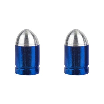 Trik Topz Bullet Bicycle PRESTA Valve Caps (pair) - COBALT BLUE