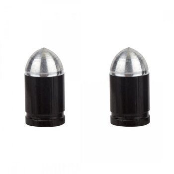 Trik Topz Bullet Bicycle PRESTA Valve Caps (pair) - BLACK