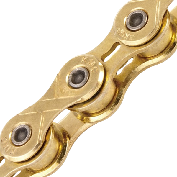 KMC KMC BMX Bicycle Chain X101 Triple X 1/2" X 1/8" X 112L - GOLD