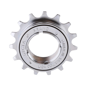 Dicta 15T BMX Bicycle Freewheel 1/2" X 3/32" - CHROME