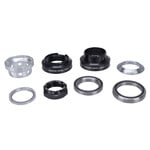 Tange-Seiki Tange MX320  sealed bearing aluminum alloy old school BMX bicycle headset - 1" threaded w/ 32.7mm cups - BLACK