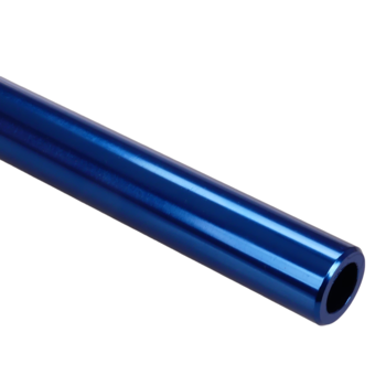 Porkchop BMX SMOOTH aluminum alloy old school BMX bicycle seat post 22.2mm (7/8") - 450mm - COBALT BLUE ANODIZED