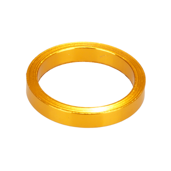 Porkchop BMX 1" headset spacer 5mm thick for old school BMX, MINI, or Road bicycle - GOLD ANODIZED