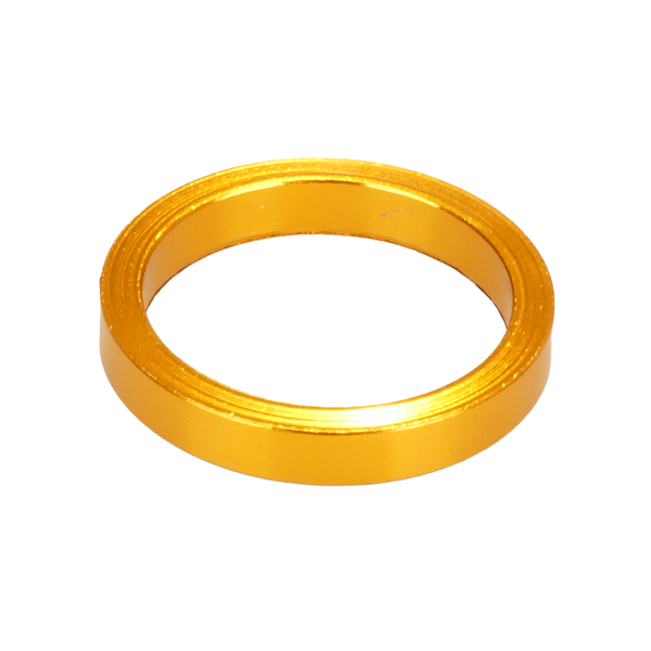Porkchop BMX 1" headset spacer 5mm thick for old school BMX, MINI, or Road bicycle - GOLD ANODIZED