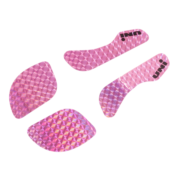 Air-Uni Uni BLING! prism decals for BMX MINI bicycle seat - PINK